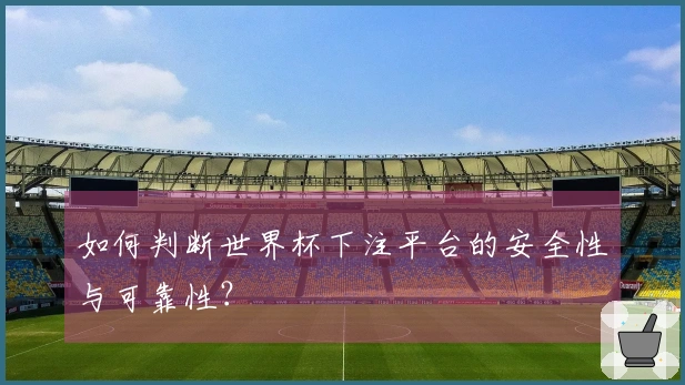 如何判断世界杯下注平台的安全性与可靠性？